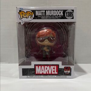 Funko Pop Marvel Matt Murdock with Red Hair and Black Sunglasses